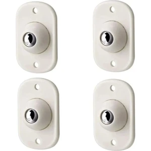 4lü Mini Tekerlekli Mobilya Kaydırma Beyaz Eşya Kaydırma Aparatı