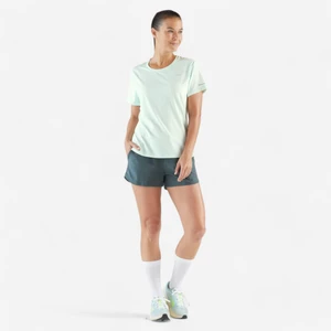 Kiprun Kadın Koşu Tişörtü - Mavi/Yeşil - Kiprun Run 500 Dry