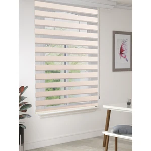 Krem Renk Eco Bambu Stor Zebra Perde A+ Kalite , Dayanıklı Alüminyum Kasa