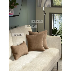 Kadife Dokulu Antik Pirinç Renk Kırlent Kılıfı Dream Serisi Punch Için Uygun Gizli FERMUAR50 x 30 cm