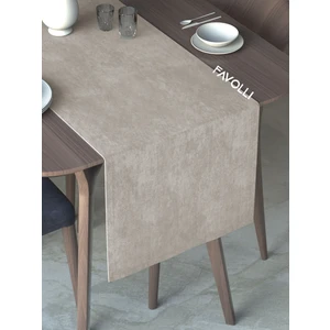 Taş Rengi Kadife Dokulu Runner Dream Series 40 x 140