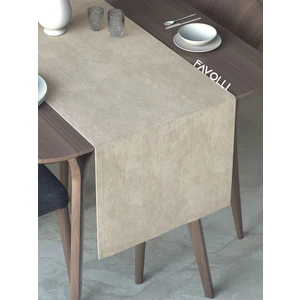 Bej Renk Kadife Dokulu Runner Dream Series 40 x 140