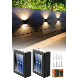 2'li Güneş Enerjili Su Geçirmez Solar LED Lamba