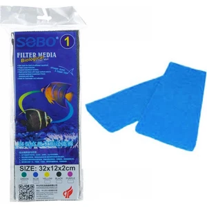 Filtre Süngeri 32x12x2 cm Mavi