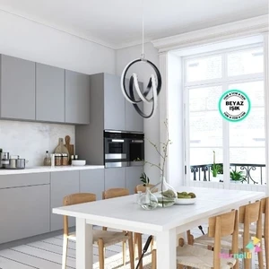 Mutfak Oda Hol Antre  Beyaz Işık Modern Ledli Avize