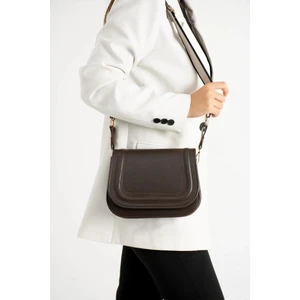 Eyandis Kadın 5 Bölmeli Astarlı Kapaklı Çıt Çıt Kapama El Kol ve Omuz Çantası