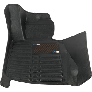 NEO5D BMW 5 Serisi G30 2018-2023 Uyumlu Ithal, Suni Deri, Eva Dolgulu Havuzlu 5d Paspas