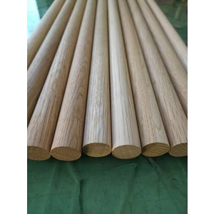 Ahşap Balsa Çıta Kavela Fırınlanmış Meşe Silindir  45 cm  10 Adet