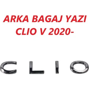 Arka Bagaj Yazı Renault Clio V 2020-