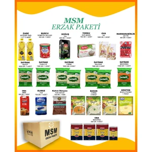 Ramazan Paketi Erzak Kolisi Gıda Paketi Ramazan Kolisi Kumanya Paketi Gida Kolisi 26 Parça No 27