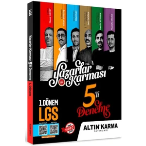 Altın Karma Yayınları Yazarlar Karması 5'li Deneme