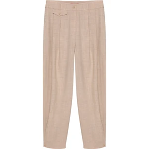 Pile Detaylı Jogger Pantolon Naturel