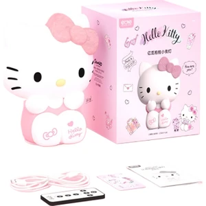 Sanrio Hello Kitty Gece Lambası Pat Işık Kt Kedi Silikon Komodin Atmosfer Doğum Günü si Kızlar (Yurt Dışından)