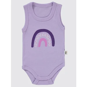 Civil Baby Kız Bebek Çıtçıtlı Badi 1-36 Ay Lila