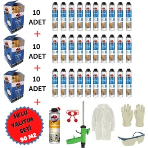 Poliüretan Termal Yalıtım Sprey Köpük 30 Adet x 930 gr