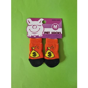 Trade Bazaar 4 Adet Sevimli Pati Çorabı Köpek Kedi - Kaymaz Taban Örgülü & Evcil Hayvan Çorabı Ayak Çorabı (Kedi ve Küçük Irk)