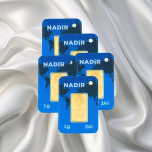 LEVA GOLD 5 Adet 1 gr 24 Ayar Nadir Gram Altın