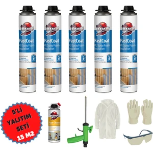 Poliüretan Termal Yalıtım Sprey Köpük 5 Adet x 930 gr