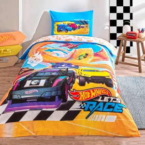 Lisanslı Tek Kişilik Nevresim Takımı Hot Wheels Lets Race