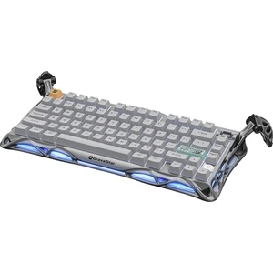 Mercury K1 Pro Rgb Kablosuz Mekanik Gaming Klavye, Alüminyum Çerçeveli, Ingilizce Q, Gri