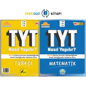 Rehber Matematik ve Rüştü Hoca Tyt Nasıl Yapılır Soru Bankası (2 Kitap 1 Arada)