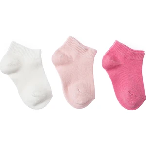 Hellobaby Düz 3'lü Bilek Çorap Kız Bebek