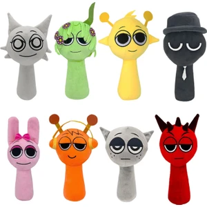 8 Parça Set 25CM Sprunki Ritim Kutusu Oyuncak Peluş (Yurt Dışından)