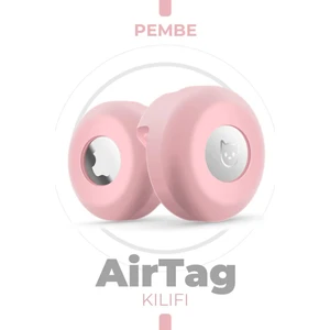 Airtag Uyumlu Köpek ve Kedi Tasma Kılıfı Tam Koruma Klasik Yumuşak Soft Silikon Airtag Kılıfı