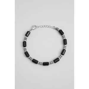 So CHIC Oniks Taşlı 21 cm Çelik Erkek Bileklik