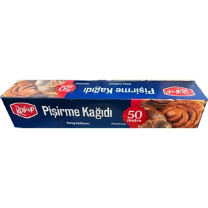 Beyaz Yağlı Fırın Tepsi Pişirme Kızartma Kağıdı - 37 cm x 50 mt - 1 Adet