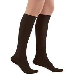 Ccl2 Diz Altı Burnu Kapalı Çorap (Siyah) W1330