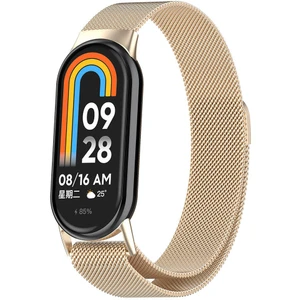 Xiaomi Smart Band 8 Zore Krd-01 Metal Kordon-Starlight