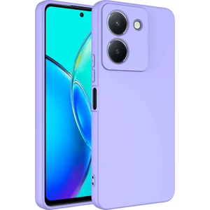 ZORE Vivo Y36 4g Kılıf  Mara Laaakan Kapak-Lila