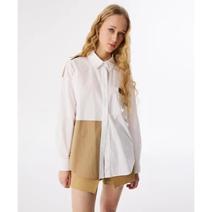 Colorblock Poplin Gömlek  TS1250025080082