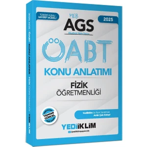 Yediiklim Yayınları   2025 Meb Ags Öabt Fizik Öğretmenliği Konu Anlatımı