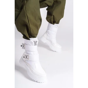 Su Geçirmez Kaymaz Taban Siyah Kadın Kar Botu