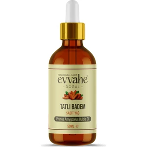 Evvahe Doğal Tatlı Badem Yağı 50 ml
