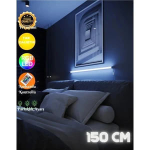 WALL STICK - Kumandalı - Full Rgb Led Aplik - Abajur - Kumandalı - 150 Cm