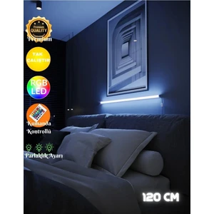WALL STICK - Kumandalı - Full Rgb Led Aplik - Abajur - Kumandalı - 120 Cm