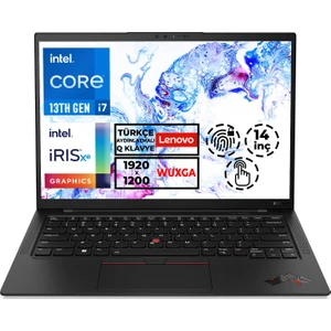 Thinkpad X1 Carbon Gen 11 Intel Core I7-1355U 32GB 1tb SSD 14" Wuxga Freedos Taşınabilir Bilgisayar 21HNS226TTX