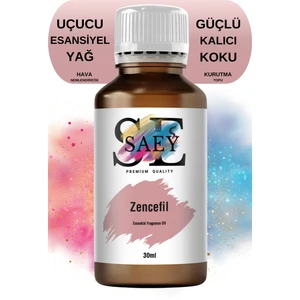 Zencefil Esansiyel Uçucu Koku Yağ Buhurdanlık Yağı Difüzör Esansı Hobi Esans 30ml