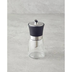 Toz-Dökme Şekerlik - Akıtmalı Şekerlik, Cam Şekerlik - 180 ml - Siyah