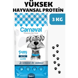Premium Dog Puppy Lamb&rice Kuzu Etli Yavru Köpek Maması 3 kg