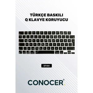 MacBook Air 13.6 Inc M3 (A3113) / 15 Inc M3 (A3114) ile Uyumlu Türkçe Q Klavye Klavye Koruyucu