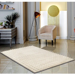 Rex Tavşanı Bubble Post Halı Krem (60   x   100 Cm)