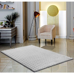 Rex Tavşanı Bubble Post Halı Gri (80   x   100 Cm)