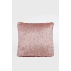 Cango Home Peluş Pudra Renk Kırlent Kılıfı 45x45 cm – Yumuşak Dokulu ve Şık Dekoratif Yastık Kılıfı