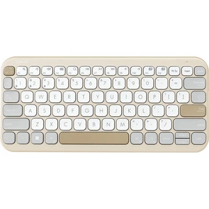Marshmallow Mini Kablosuz Bluetooth Sessiz Çoklu Cihaz Destekli Q-Türkçe KW100 Klavye