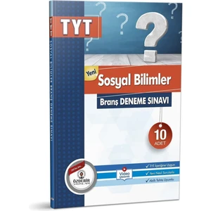 Özdebir Yayınları Tyt Sosyal Bilimler Branş Deneme Sınavı