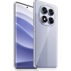 M.tk moveteck Xiaomi Poco X7 Kılıf Kamera Korumalı Yumuşak Renksiz Şeffaf Silikon Kapak Çıkıntılı Lens Koruma